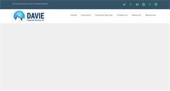 Desktop Screenshot of daviefinancial.com